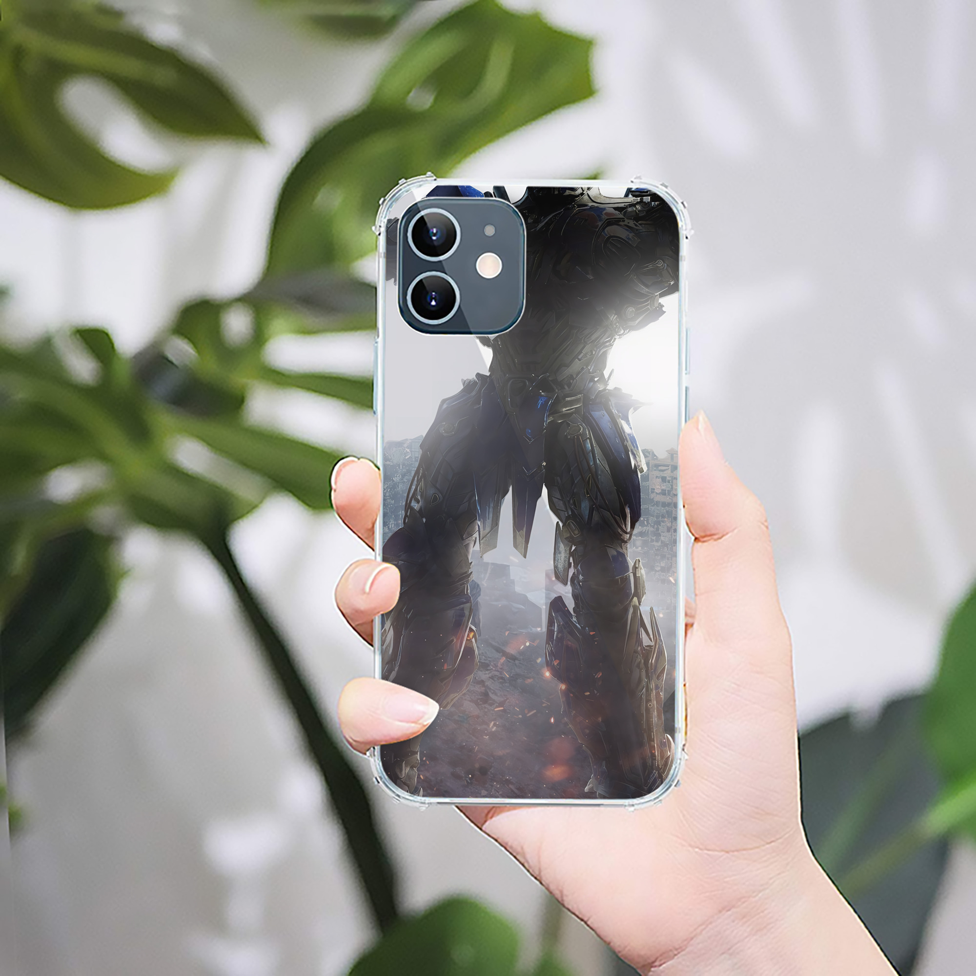 （画像用） Transformers トランスフォーマー 【iPhone 12シリーズ対応】透明スマホケース（クリアソフトケース）